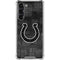 NFL Indianapolis Colts Black & White Galaxy S24 FE Clear Case